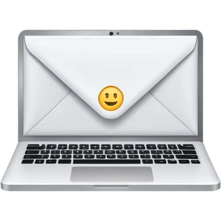 envelope digital laptop emoji