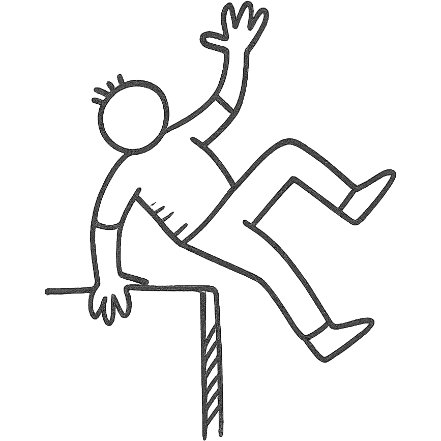 A parkour emoji
