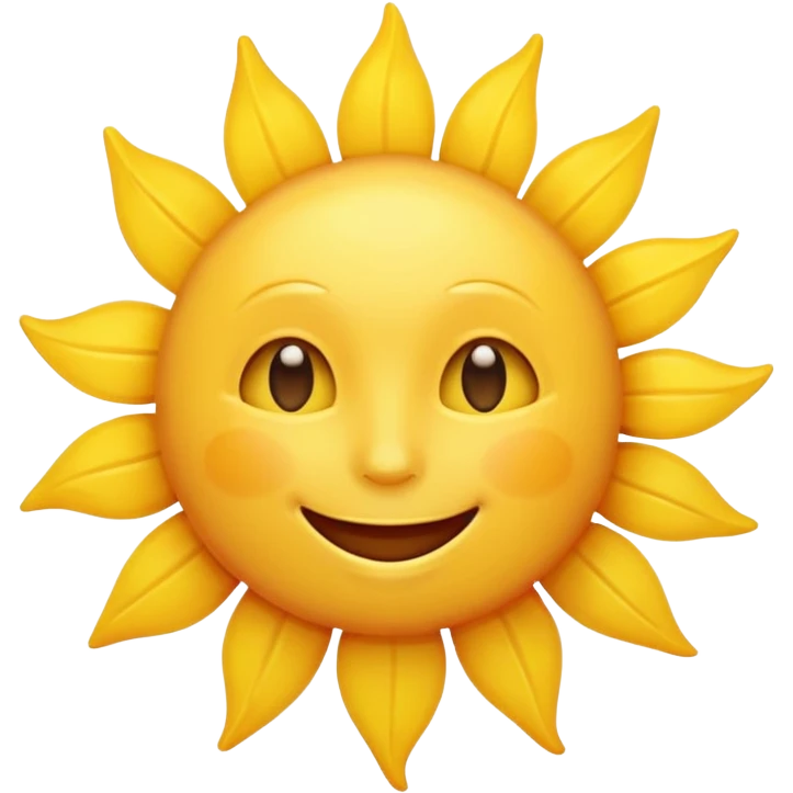 Emoji sun emoji
