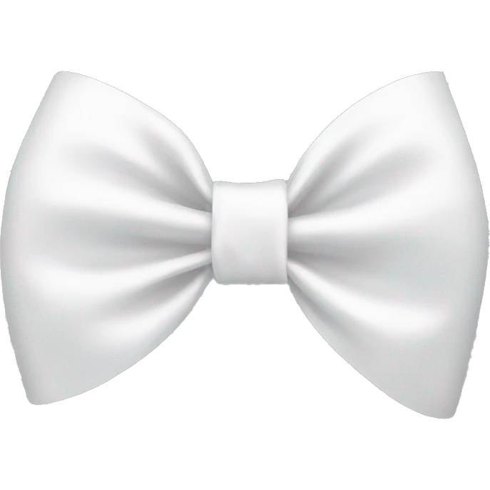 white bow  emoji