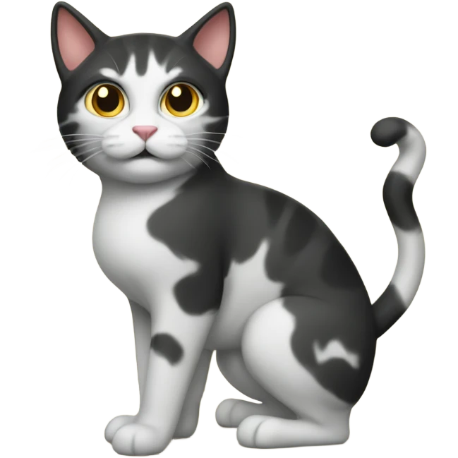When 2 Cats Fuse Together into one stronger cat emoji