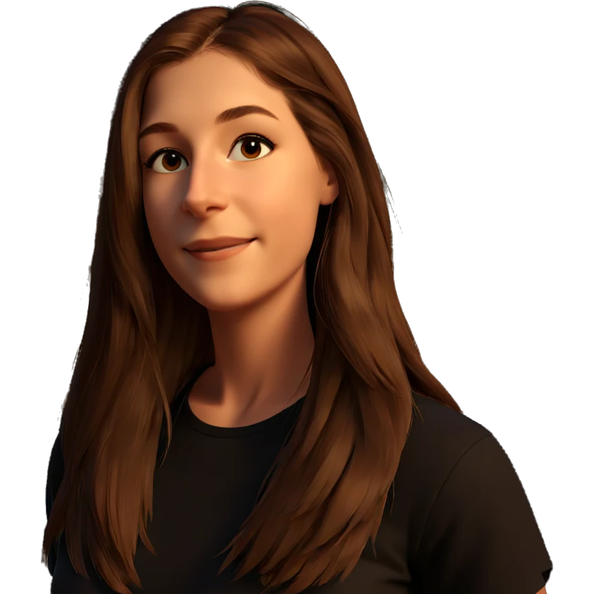 smiling girl with brown hair emoji