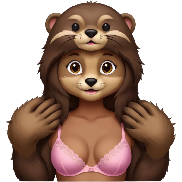 Victoria secret otter model emoji