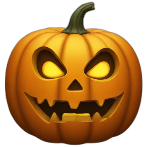 spooky pumpkin emoji