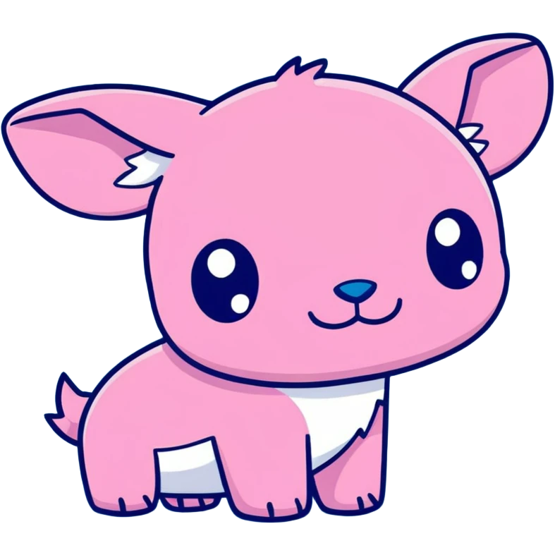 stitch with corners in pink emoji