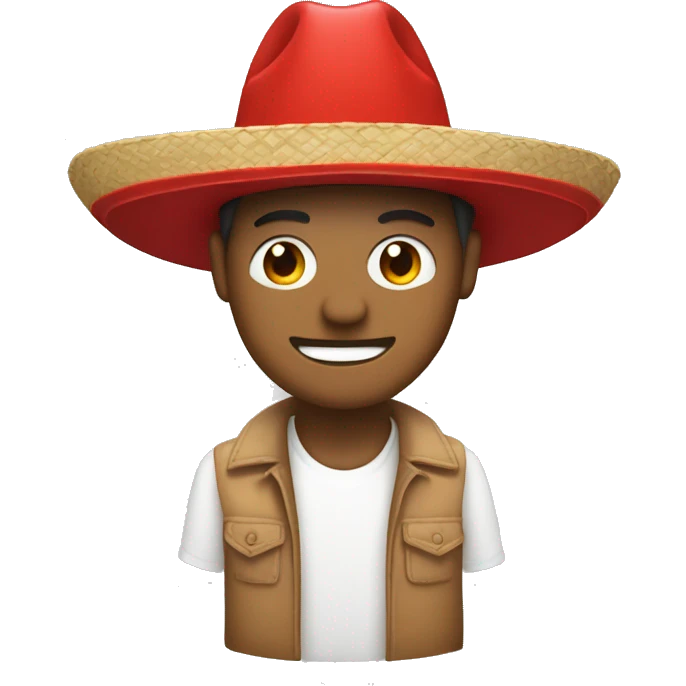 mon con sombrero rojo emoji