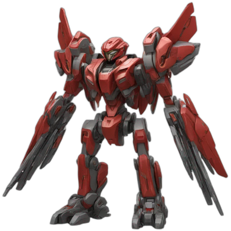 red falcon mecha emoji
