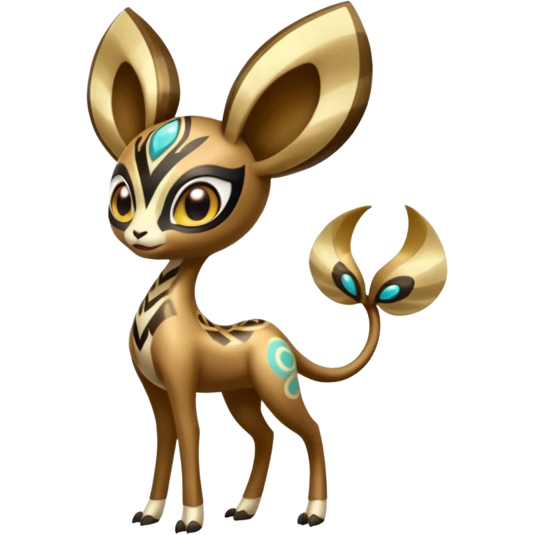  Egyptian Shiny Smooth Soft Glossy Tribal Exotic Colorful Tropical Meloetta-Venom-Heliolisk-Helioptile-Monster-Animal-Pokémon-Fakémon-fusion, full body, tribal markings  emoji