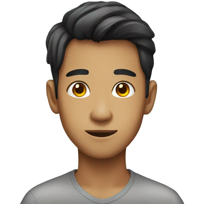 Handsome Malaysian boy  emoji