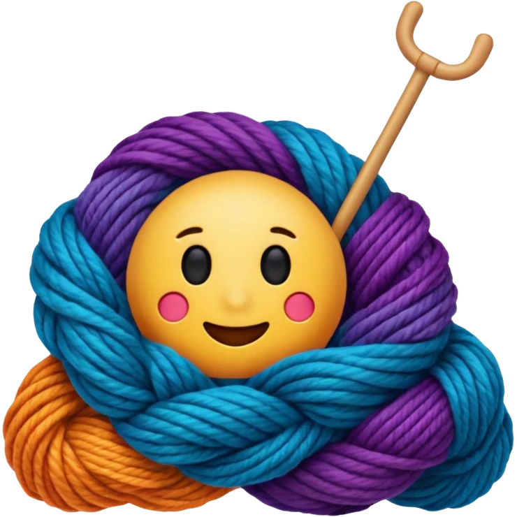 Knitting emoji emoji