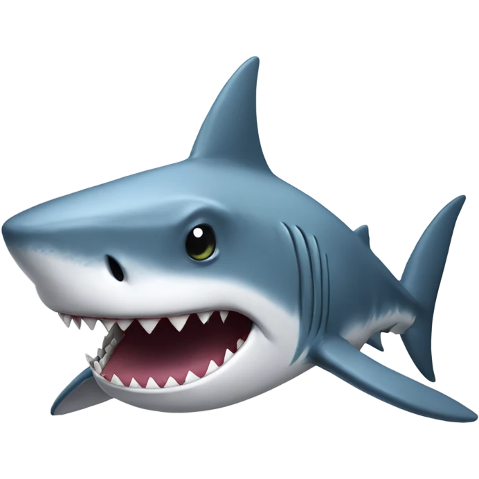 Shark wearing a hoodie emoji