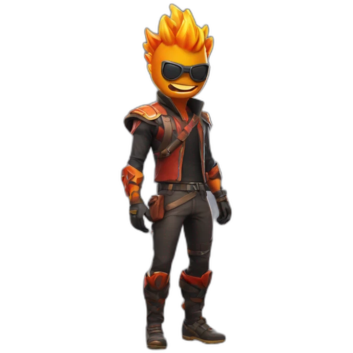 Dracaufeu skin fortnite emoji