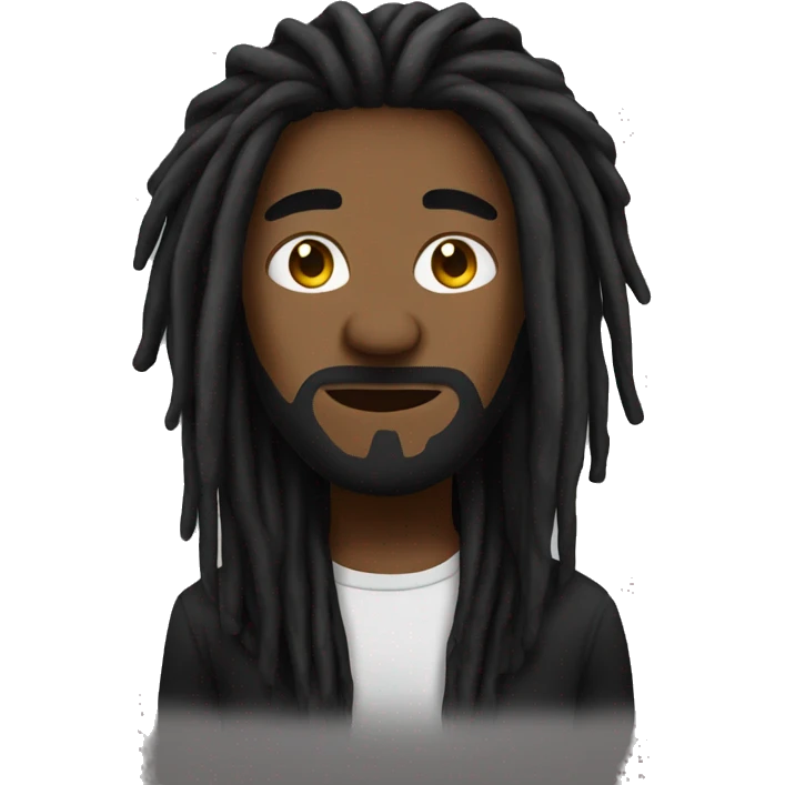 black dreadhead emoji