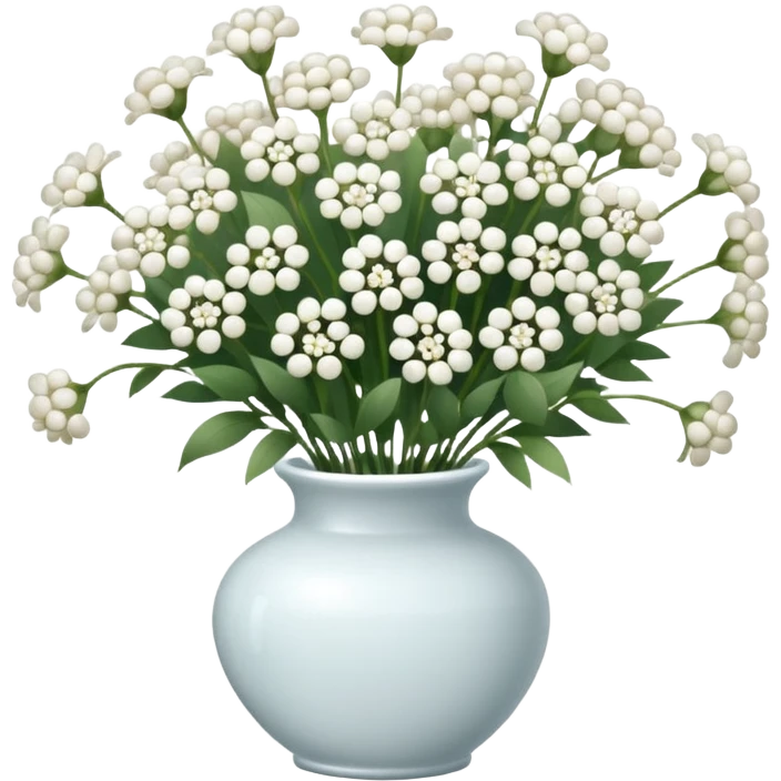 vase of baby breath emoji