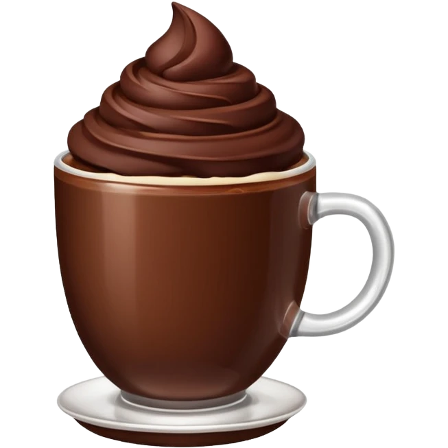 chocolate desert in cup emoji