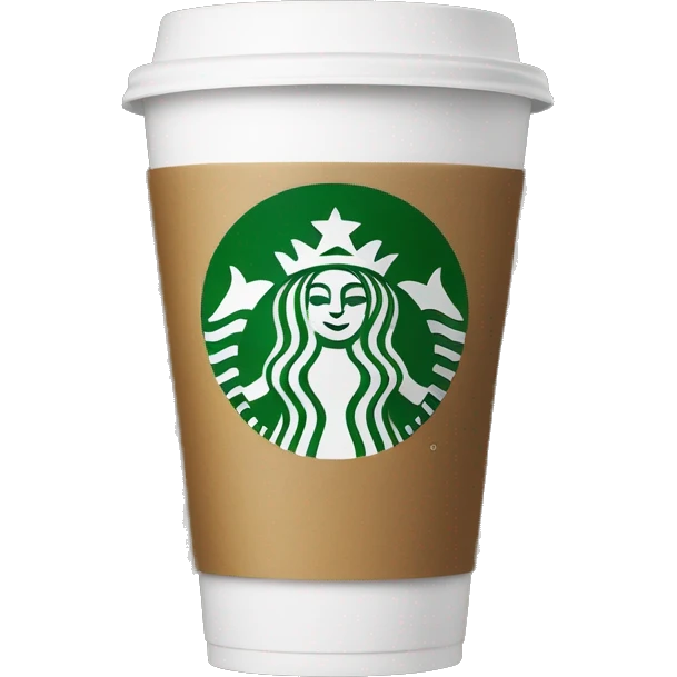Starbucks cup emoji