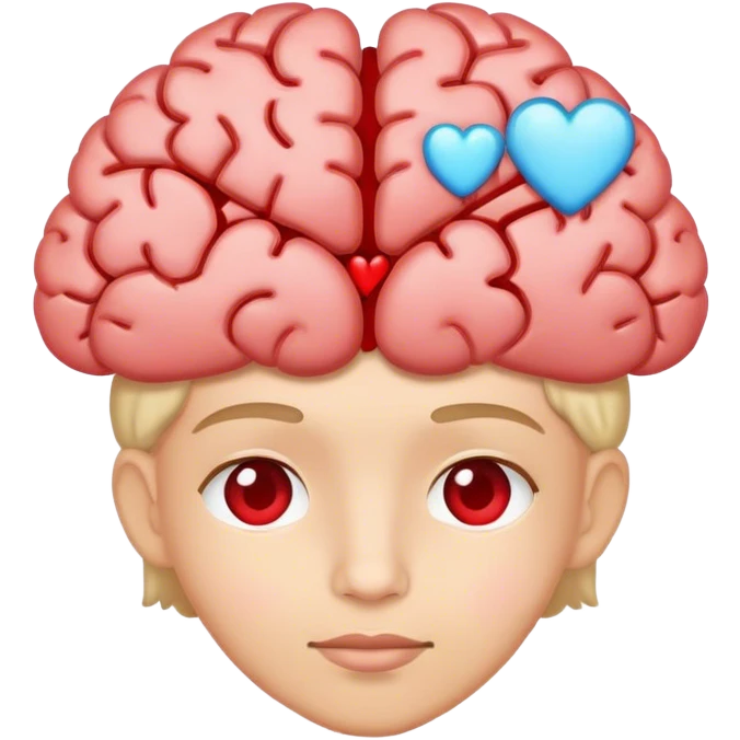 putting love in to your brain  emoji