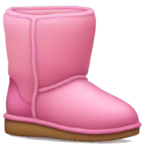 Pink uggs emoji