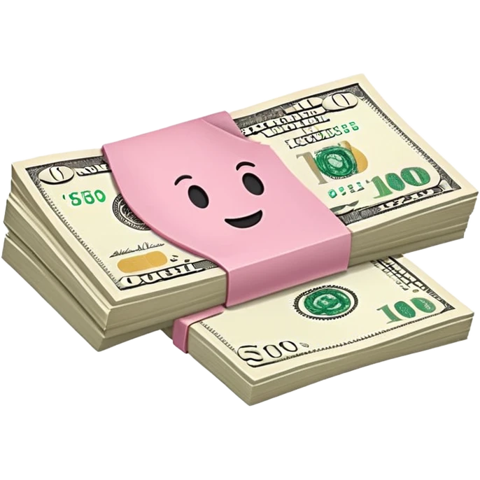 cash flay pink emoji