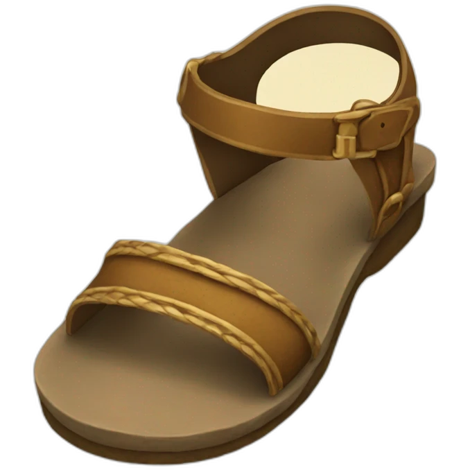 antique sandal emoji