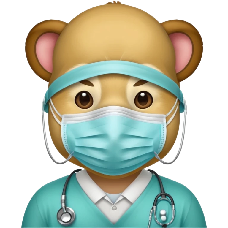 Animal Wearing Medical Mask emoji
