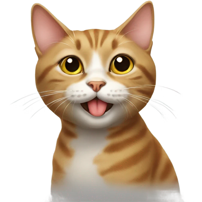 cat blowing a kiss emoji