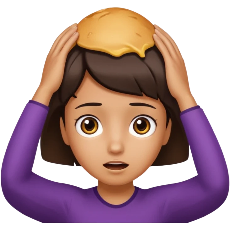 Going to fast for you (hand over the head  motion) emoji