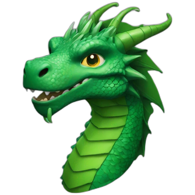 Year Green dragon emoji