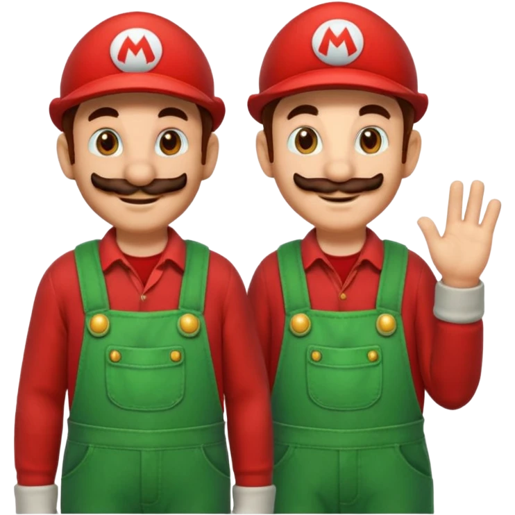 Mario et luidgui  emoji