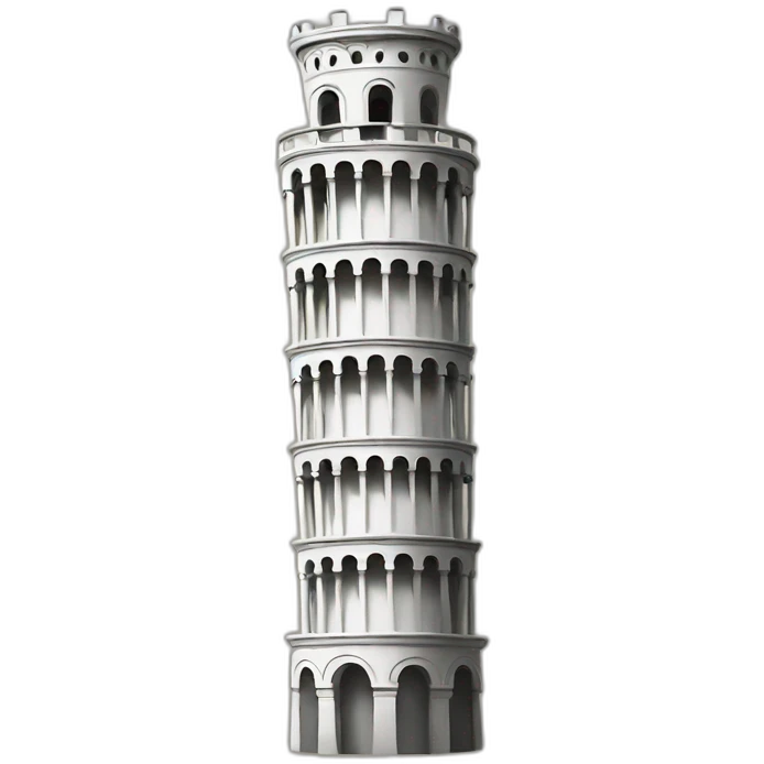 Leaning tower emoji