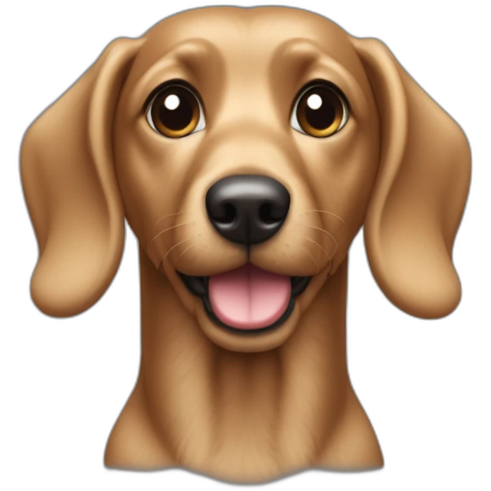 Schwarzer dackel emoji