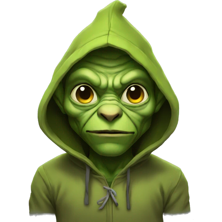 goblin in a hoodie emoji