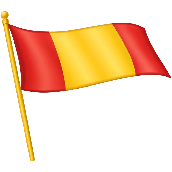 red and yellow color flag emoji
