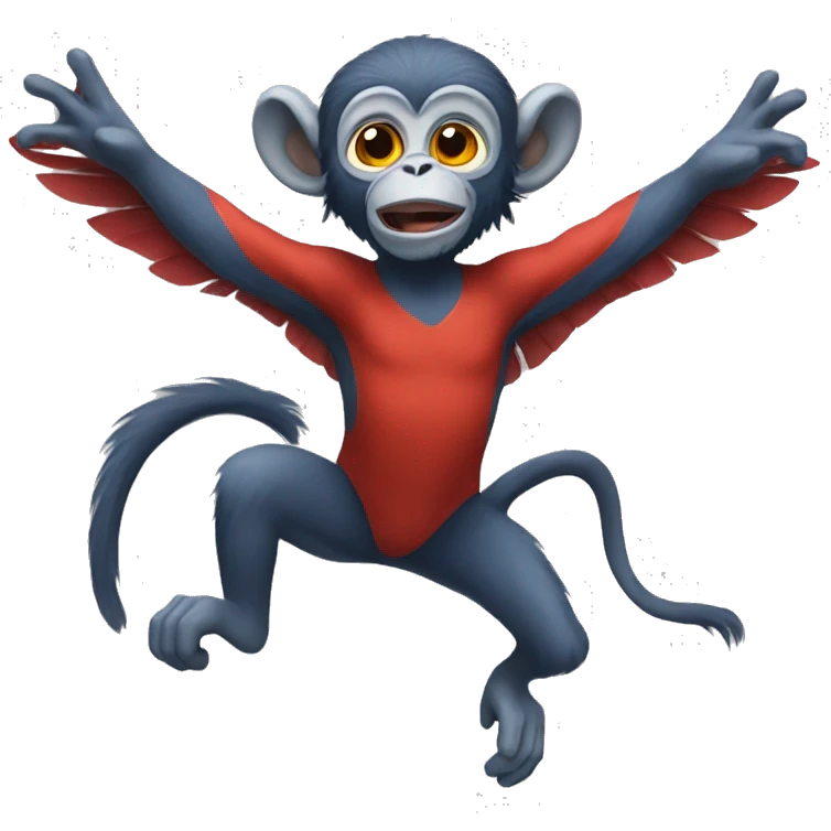 Flying monkey  emoji