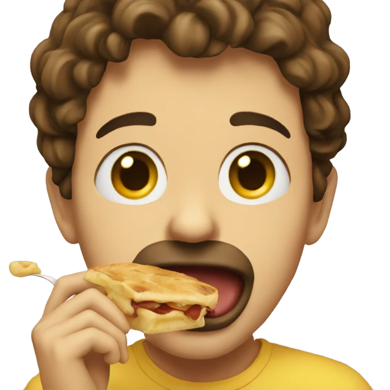 Me eating emoji