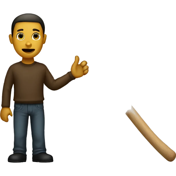 technically not wrong stick figure emoji