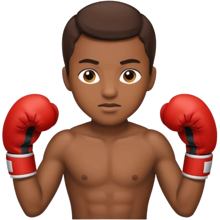 athlete in boxing gloves emoji