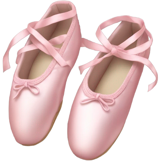 Ballet shoes light pink  emoji