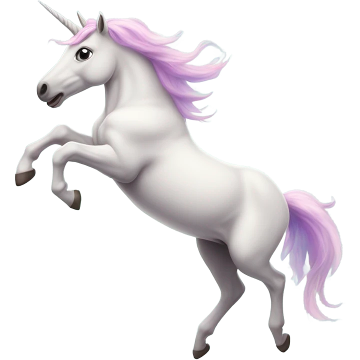 Unicorns jumping emoji