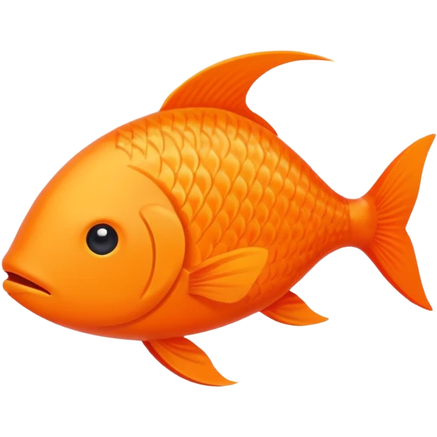 fish in ios style minimalistic emoji
