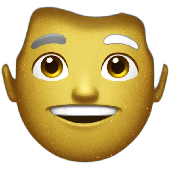 glittering shit emoji