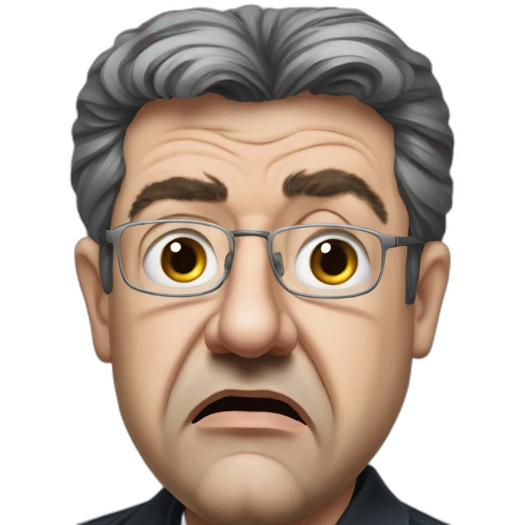 Jean-Luc Mélenchon angry emoji