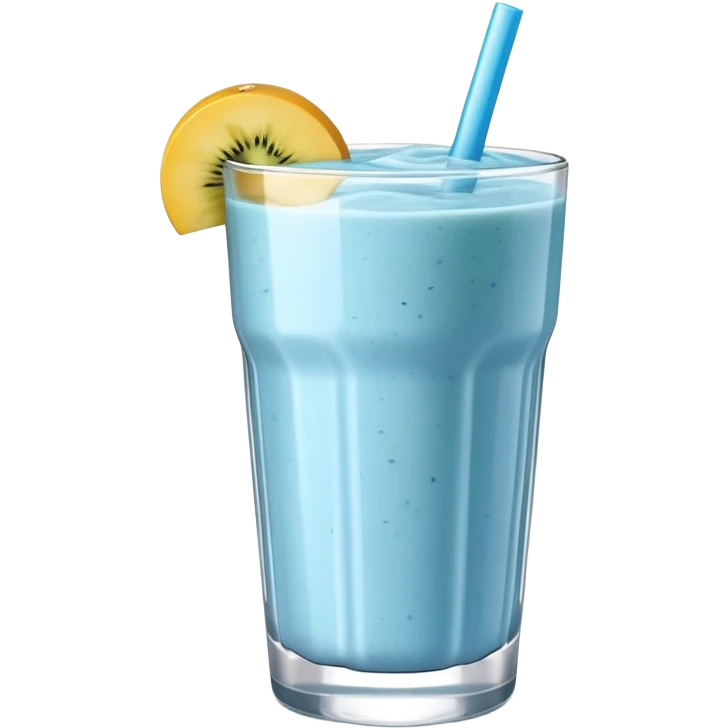 Light blue smoothie emoji