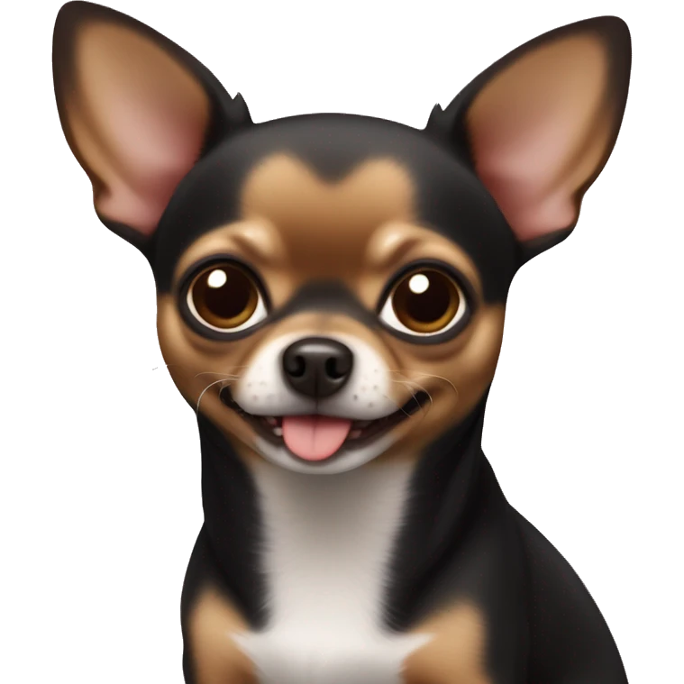 Black and brown chihuahuas that’s fat emoji