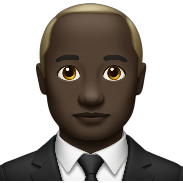 putin with black skin emoji