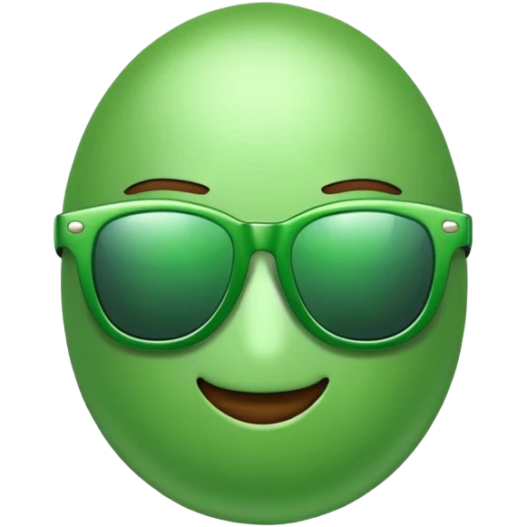 cool beans with like sunglasses emoji