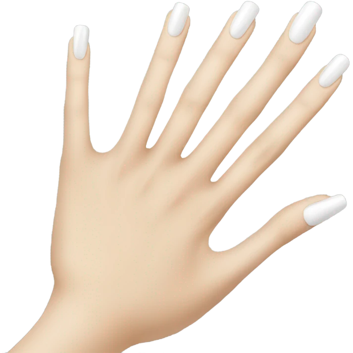 White nails emoji