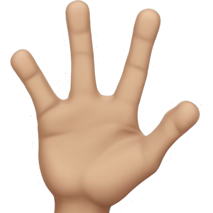 the fingers of Jul (rap artist) emoji