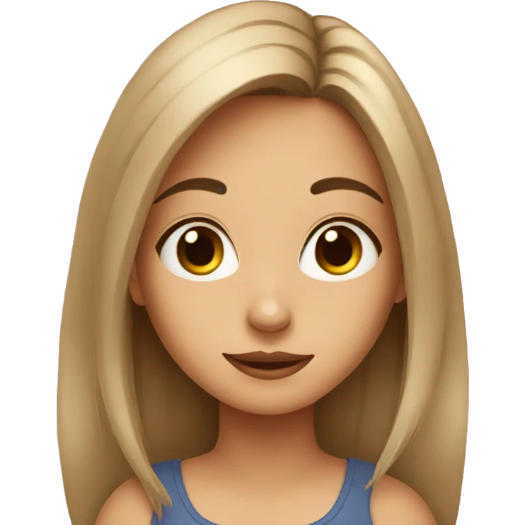 girl with dog emoji