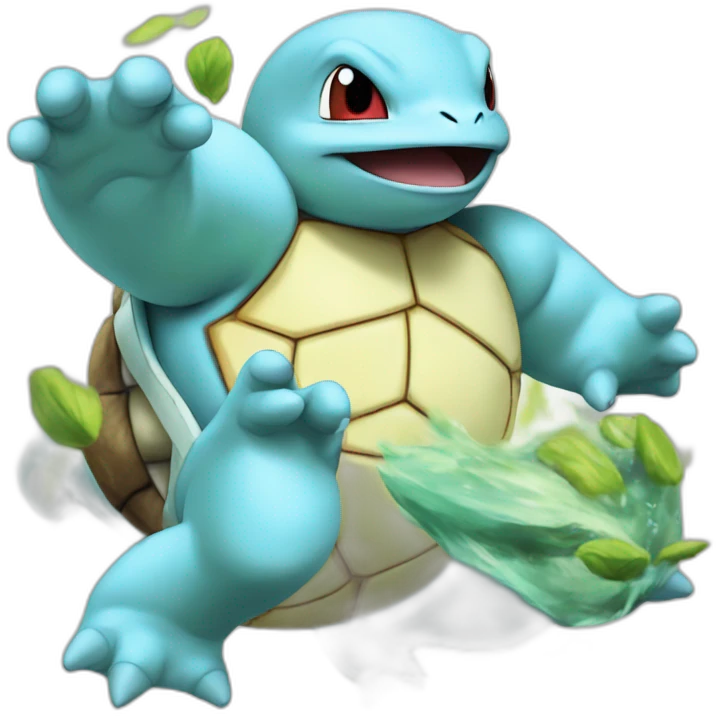 Squirtle attack emoji